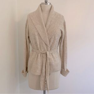 Banana Republic Shawl Collar Belted Cardigan Sweater